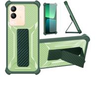 Capa para Celular bojioderf Vivo V40 SE 5G Híbrida Verde Capa para Celular bojioderf Vivo V40 SE 5G Híbrida Verde