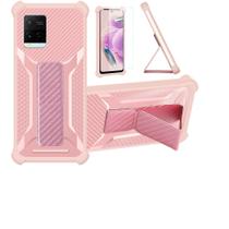 Capa para Celular bojioderf Vivo Y21 Rosa Magnética Híbrida