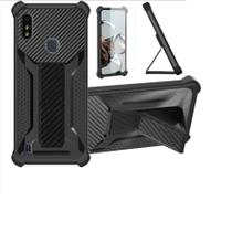Capa para Celular bojioderf ZTE Blade A3 Prime Híbrida Preta Capa para Celular bojioderf ZTE Blade A3 Prime Híbrida Preta
