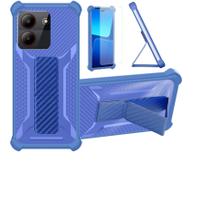 Capa para Celular bojioderf Zte Blade A54 Azul Híbrida Magnética Capa para Celular bojioderf Zte Blade A54 Azul Híbrida Magnética