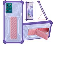 Capa para Celular bojioderf Zte Blade V30 Vita Roxa Híbrida Capa para Celular bojioderf Zte Blade V30 Vita Roxa Híbrida