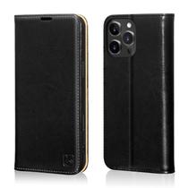 Capa para celular, carteira, compatível com Belemay, iPhone 16 Pro, preta Capa para celular, carteira, compatível com Belemay, iPhone 16 Pro, preta