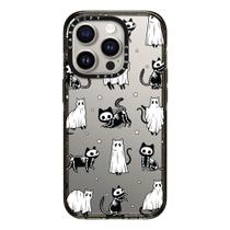 Capa para celular CaseTify Impact iPhone 15 Pro Cat Halloween