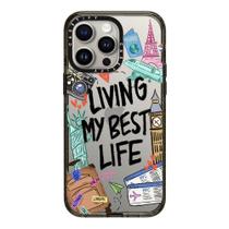 Capa para celular CaseTify Impact iPhone 15 Pro Max Clear Black Capa para celular CaseTify Impact iPhone 15 Pro Max Clear Black