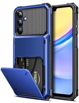 Capa para celular COOYA Galaxy A15 Wallet Flip Blue Capa para celular COOYA Galaxy A15 Wallet Flip Blue