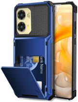 Capa para celular COOYA Moto G Stylus 2024 Wallet Blue