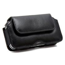 CAPA PARA CELULAR COURO CLIP CINTO MAGNUS M 15x7,5x1,5cm PRETO