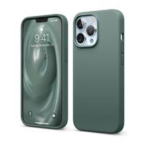 Capa para celular elago Liquid Silicone iPhone 13 Pro verde escuro Capa para celular elago Liquid Silicone iPhone 13 Pro verde escuro