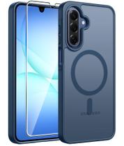 Capa para Celular FNTCASE Galaxy A17 A16 5G Azul Fosco