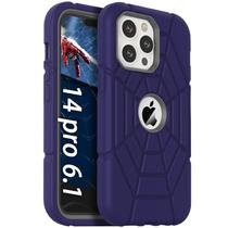 Capa para celular Grifobes iPhone 14 Pro 6.1" à prova de choque azul marinho