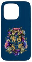 Capa para Celular Harry Potter Brasão Floral de Hogwarts para iPhone 15 Pro Capa para Celular Harry Potter Brasão Floral de Hogwarts para iPhone 15 Pro