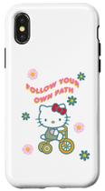 Capa para Celular Hello Kitty iPhone X/XS Siga Seu Caminho Capa para Celular Hello Kitty iPhone X/XS Siga Seu Caminho
