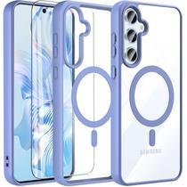 Capa para celular Hensinple A55 5G A35 5G Magnetic Slim Blue Capa para celular Hensinple A55 5G A35 5G Magnetic Slim Blue