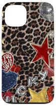 Capa para celular JessiCase iPhone 13 Aesthetic Cheetah Print