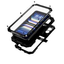 Capa para celular Lunivop iPhone 16 6.1" Metal Rugged