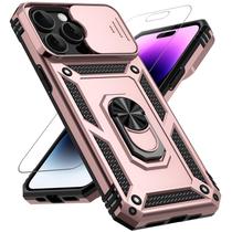 Capa para Celular M MAIKEZI iPhone 14 Pro Max 6,7" Anel Militar