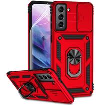 Capa para celular M MAIKEZI Samsung Galaxy S21+ Shield Red