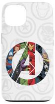 Capa para Celular Marvel Avengers com Logo para iPhone 13