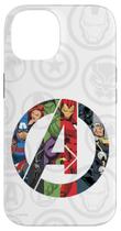 Capa para Celular Marvel Avengers com Logo para iPhone 14