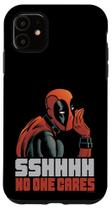 Capa para Celular Marvel Deadpool Sshhhh Ninguém Se Importa iPhone 11 Capa para Celular Marvel Deadpool Sshhhh Ninguém Se Importa iPhone 11