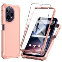 Capa para Celular Mocotto para Cricket Icon Plus 2026 com Vidro Rose