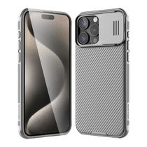 Capa para celular Nillkin iPhone 15 Pro Max 6,7" cinza