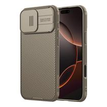 Capa para celular Nillkin iPhone 16 Pro Max 6,9", capa deslizante dourada Capa para celular Nillkin iPhone 16 Pro Max 6,9", capa deslizante dourada