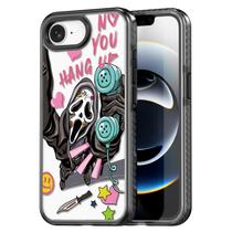 Capa para celular Rosarnnah iPhone 16E à prova de choque de 2 m preta