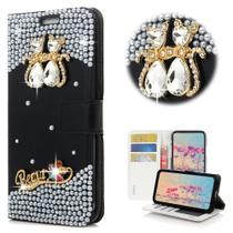 Capa para Celular Samsung Galaxy A70 - STENES Bling Wallet Branca Capa para Celular Samsung Galaxy A70 - STENES Bling Wallet Branca