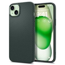 Capa para celular Spigen iPhone 15 Mil-grade Protection Abyss Green