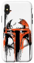 Capa para Celular STAR WARS Capacete Boba Fett com Gotejamento de Tinta Capa para Celular STAR WARS Capacete Boba Fett com Gotejamento de Tinta