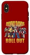 Capa para Celular Transformers iPhone X/XS Vermelha Autobots