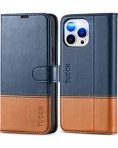 Capa para Celular TUCCH Wallet em Couro PU RFID - iPhone 13 Pro Max 6.7"