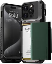 Capa para celular VRS DESIGN Damda Glide Pro Wallet iPhone 15 Pro