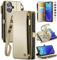 Capa para celular Wallet Defencase compatível com iPhone 16 Plus Capa para celular Wallet Defencase compatível com iPhone 16 Plus