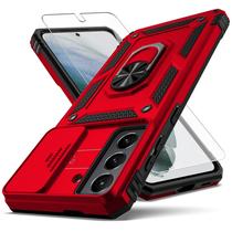 Capa para celular YZOK Galaxy S21 Plus 6,7" vermelha à prova de choque Capa para celular YZOK Galaxy S21 Plus 6,7" vermelha à prova de choque
