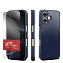 Capa para Celular ZERODAMAGE SAHARA iPhone 16 Azul Marinho Kit