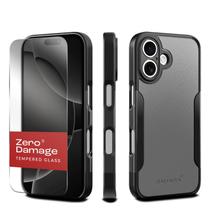 Capa para Celular ZERODAMAGE SAHARA iPhone 16 Plus Cinza Kit