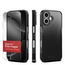 Capa para Celular ZERODAMAGE SAHARA iPhone 16 Plus Kit Preto Capa para Celular ZERODAMAGE SAHARA iPhone 16 Plus Kit Preto