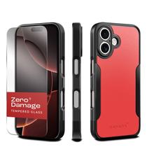 Capa para Celular ZERODAMAGE SAHARA iPhone 16 Plus Kit Vermelho