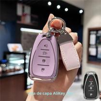 Capa para Chave de Carro Chevrolet (4 Botões) - Malibu, Equinox, Traverse, Camaro, Cruze e Blazer