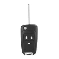 Capa para chave de carro KIMISS de 3 botões Flip Key Fob Capa Shell Capa para chave de carro KIMISS de 3 botões Flip Key Fob Capa Shell
