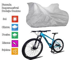 Capa Para Cobrir Bicicleta Bike Todas Forrada E Impermeável