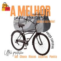 Capa para cobrir Bicicleta Protetora bike 100 Impermeável Protege de Raios UV Sol Chuva até aro 29