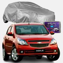 Capa Para Cobrir Carro Agile Impermeável com Forro Central Capa Para Cobrir Carro Agile Impermeável com Forro Central