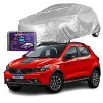 Capa Para Cobrir Carro Fiat Argo Impermeável AntiUv Com Forro Central Capa Para Cobrir Carro Fiat Argo Impermeável AntiUv Com Forro Central