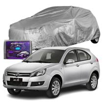 Capa Para Cobrir Carro Jac Motor J3 Hatch Impermeável com Forro Central