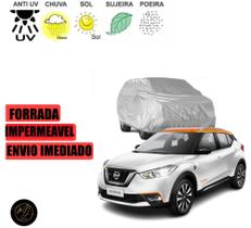 Capa para cobrir Carro KICKS FORRADA M - 100% Impermeável e Total Proteção Capa para cobrir Carro KICKS FORRADA M - 100% Impermeável e Total Proteção