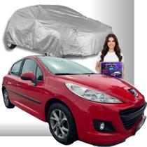 Capa Para Cobrir Carro Peugeot 207 Hatch Impermeável Com Forro Central