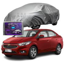 Capa Para Cobrir Carro Prisma Sedan Impermeável AntiUv Com Forro Central Capa Para Cobrir Carro Prisma Sedan Impermeável AntiUv Com Forro Central